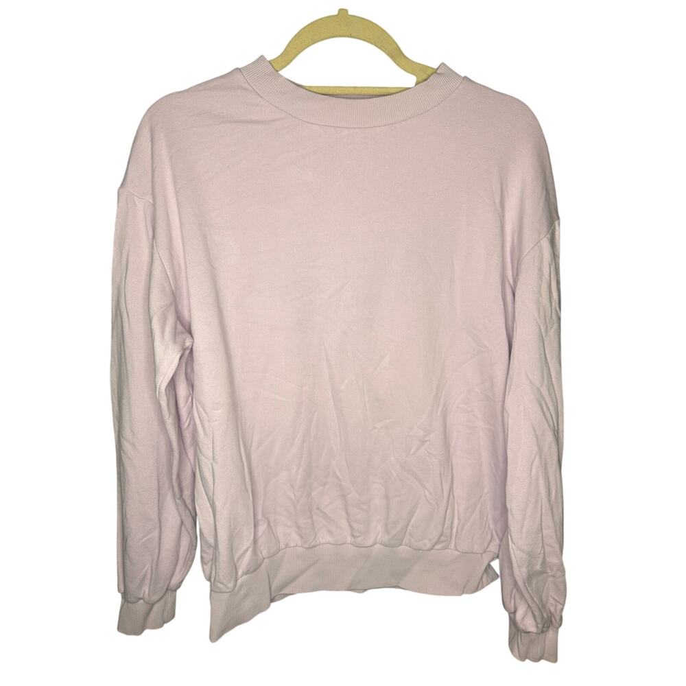 Sleeper Women's Lavender Pullover Crew Neck Sweatshirt Size S